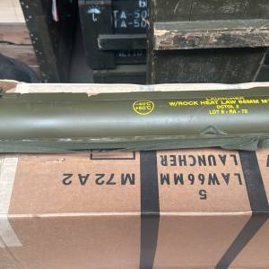 LAW M72 Rocket Launcher military surplus collector item